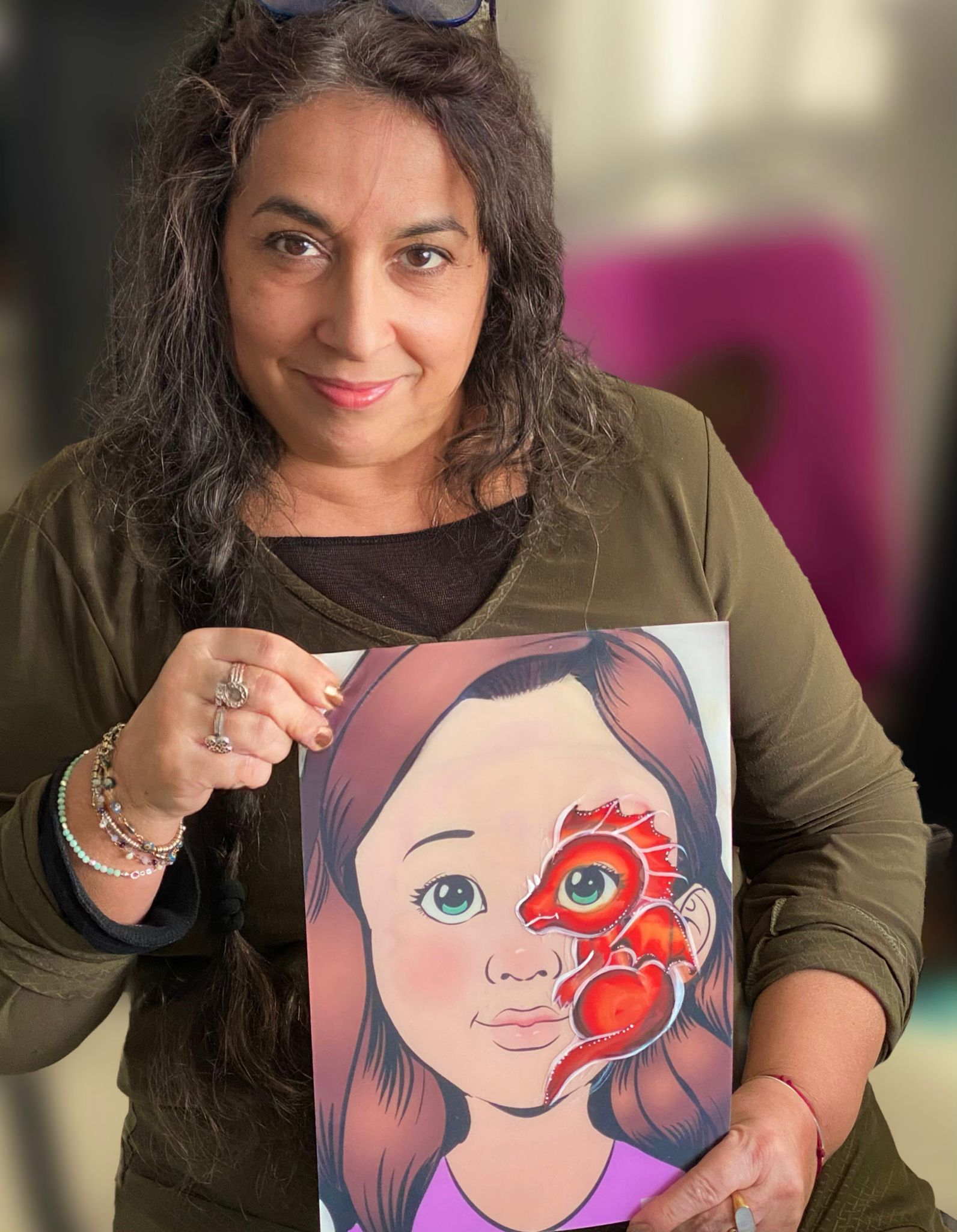 Jessy, maquilleuse enfant